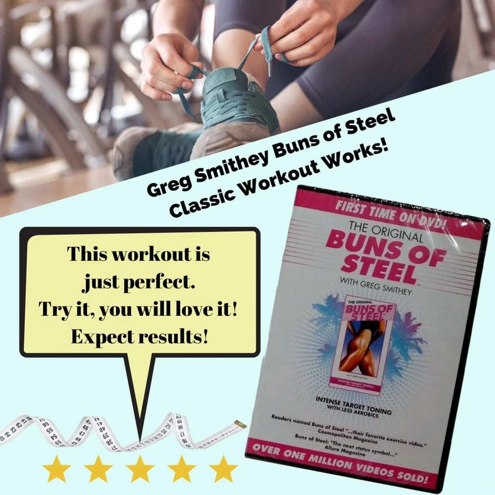 The Original Buns of Steel DVD Greg Smithey Great Buns Hit Lower Body Workout - Picture 4 of 5